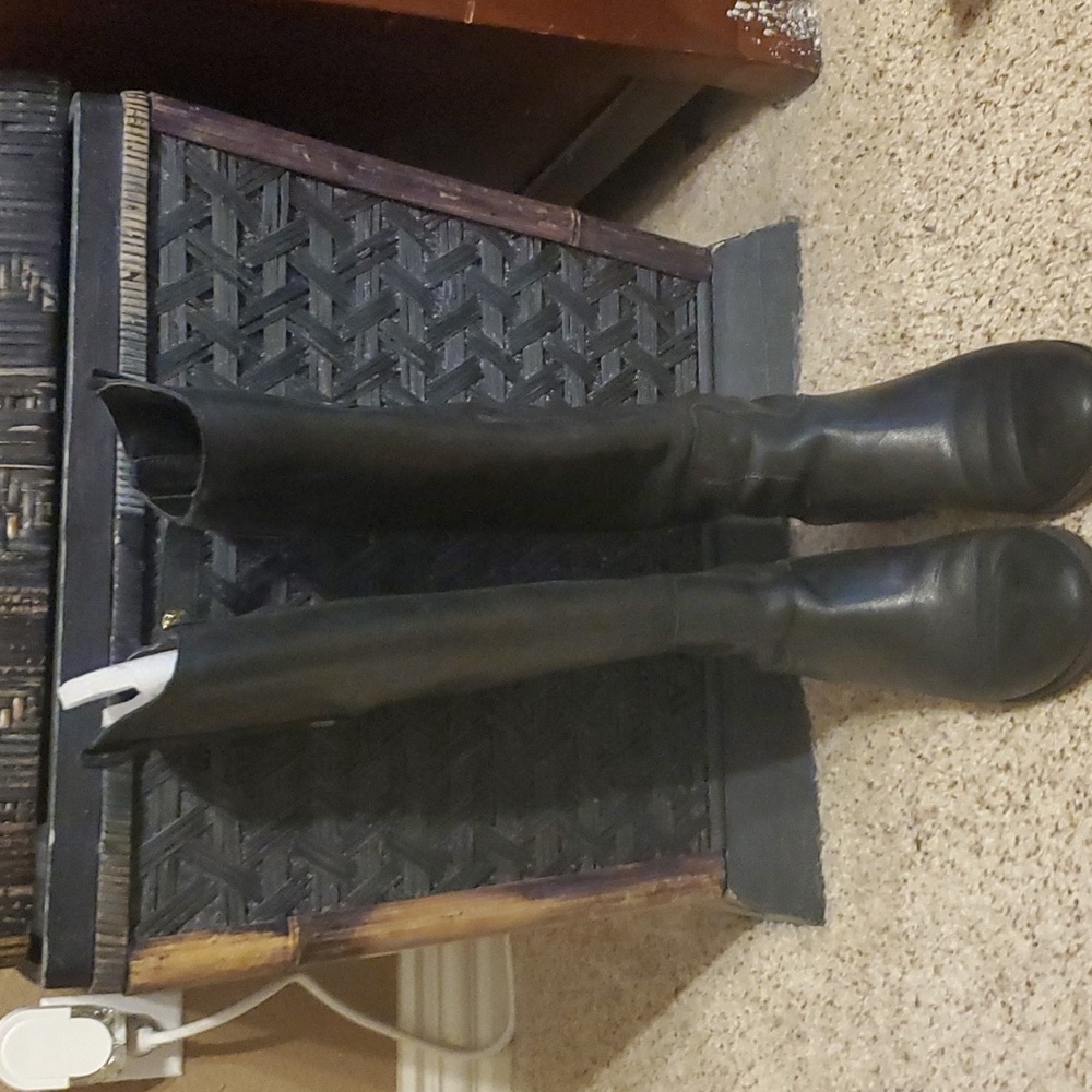 Sam Edelman Tall Riding Boots Black 6.5